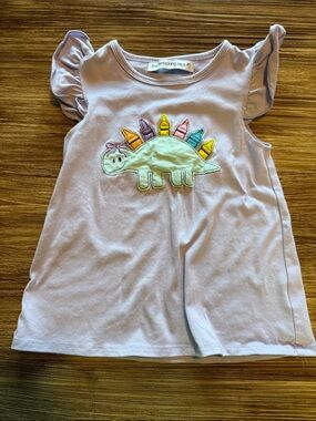 Lavender Dinosaur Tank Top